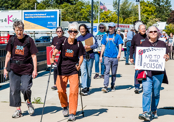 Protesters march towards scene of the "die-in."